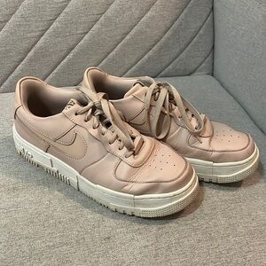 Nike Air Force One AF1 Pixel sneaker in blush pink - women’s 10.5